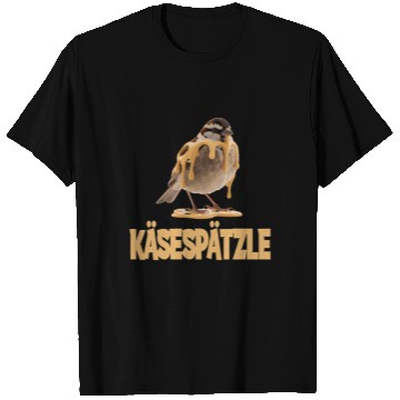 Discover Käsespätzle Sparrow Delight With Cheesy Drizzle T Shirts