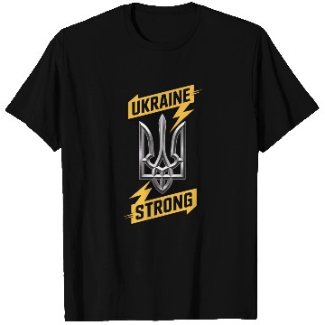Discover Ukraine Strong Trident Power Ukrainian Support Sym T Shirts