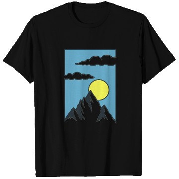 Discover Sunrise Mountain Peak T Shirts