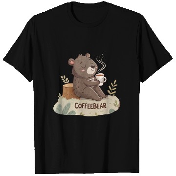 Discover Brewster the Coffee Cub T Shirts