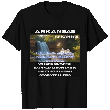 Discover Arkansas Natural Art T Shirts
