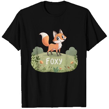 Discover Autumn the Curious Fox T Shirts