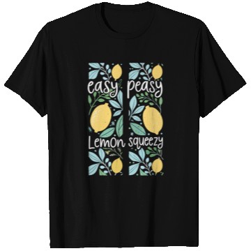 Discover Easy Peasy Lemon Squeezy Cute Lemon Art T Shirts