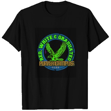 Discover flying hawk emblem T Shirts