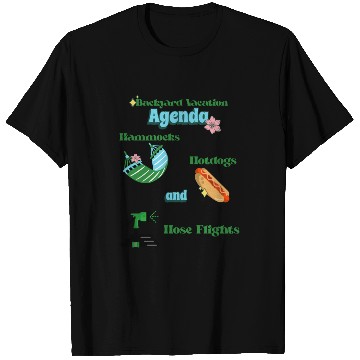 Discover Backyard Vacation T Shirts