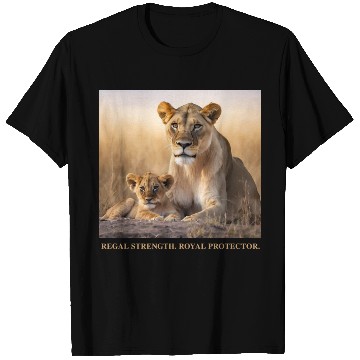 Discover Lioness and her cub - Pride & Joy T Shirts
