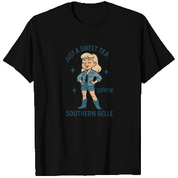 Discover Sweet Tea Southern Belle T Shirts