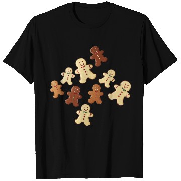 Discover Gingerbread Man Cookie Christmas T Shirts