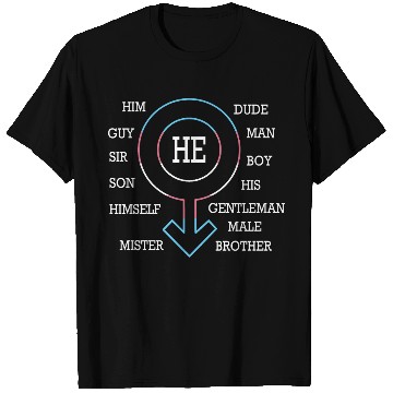 Discover Gender Neutral Pride Month Gender Pronouns T Shirts