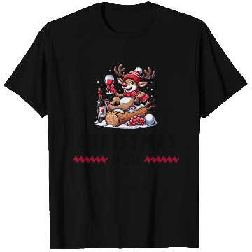 Discover Reindeer With Wine - Christmas Vibes T Shirts