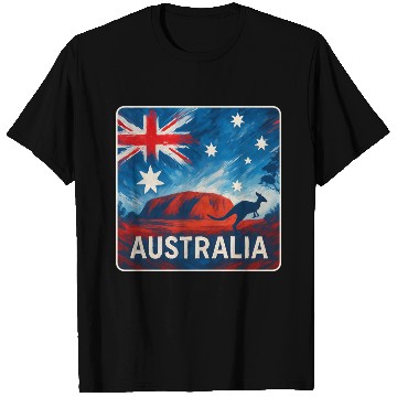 Discover Australia Outback Design T Shirts