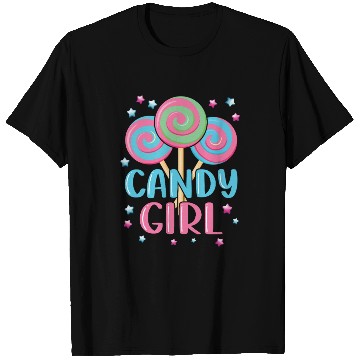 Discover Cute Lollipop Candy Girl Design 01 T Shirts