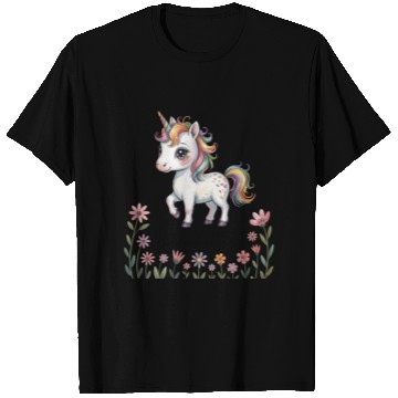 Discover Believe in Magic – Cute Rainbow Unicorn Fantasy T Shirts
