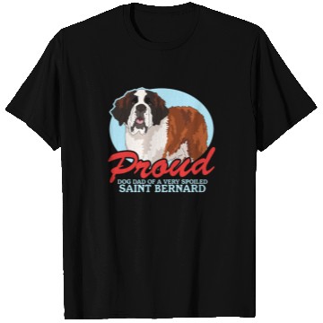 Discover Saint Bernard Dog Dad St. Bernhard T Shirts