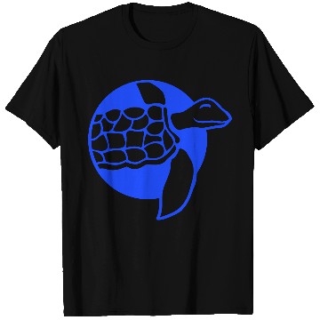 Discover Water turtle child cute swims happy drawing Comic T Shirts