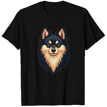 Discover “Pomeranian” – Bold & Beautiful Dog Illustration T Shirts