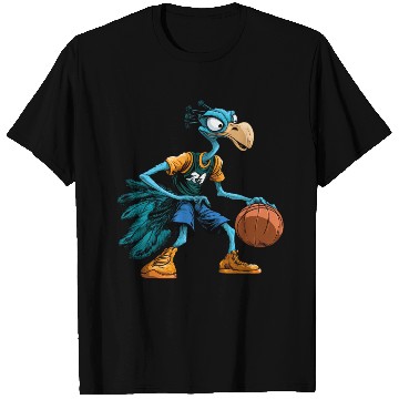 Discover Basketball bird bouquet T Shirts