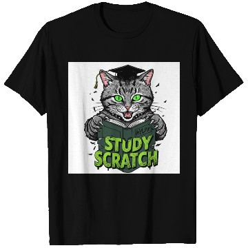 Discover Studious Jungle Leopard Illustration T Shirts