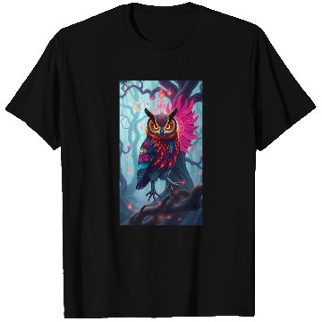 Discover Electric Dream Owl T Shirts