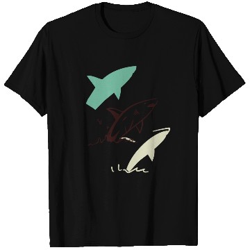 Discover Shark Breakdown T Shirts