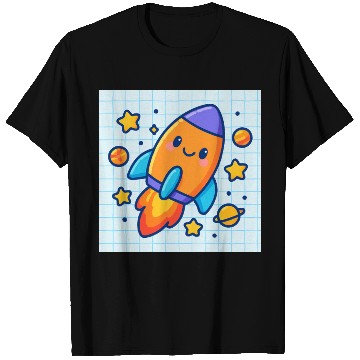 Discover Space rocket T Shirts