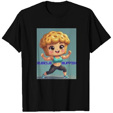 Discover MUSCLE MUFFIN-Muscle Pose T Shirts