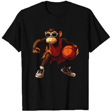 Discover Monkey basketball T Shirts