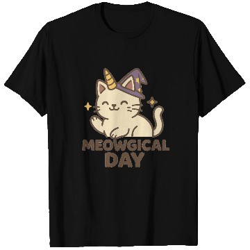 Discover Whimsical Cat Unicorn Halloween Design T Shirts