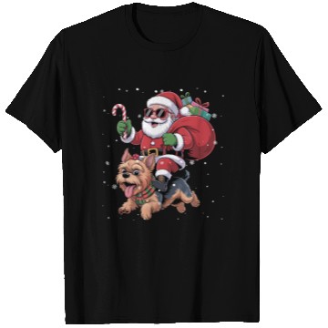 Discover Santa Claus Yorkie Dog Christmas In July T Shirts