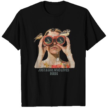 Discover Just a Girl who loves Birds - Birdwatching T Shirts