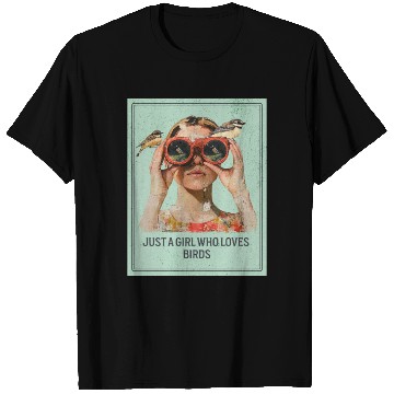 Discover Just a Girl who loves Birds - Birdwatching T Shirts