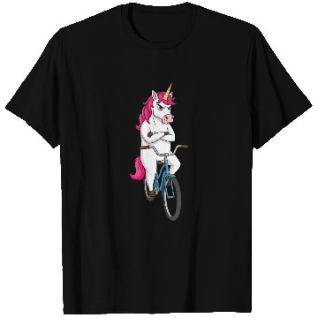 Discover Grumpy Unicorn on Bike – For Cyclists T Shirts
