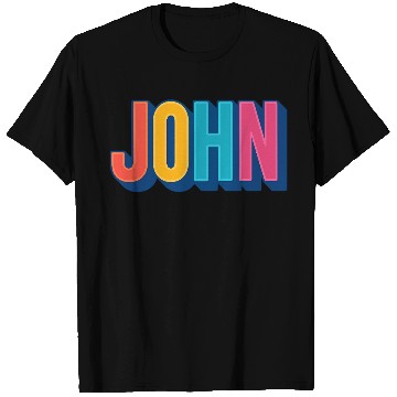 Discover Vibrant Color Block Name Art T Shirts
