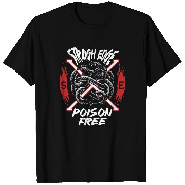 Discover Straight Edge Vegan, Against Drugs, Punk T Shirts