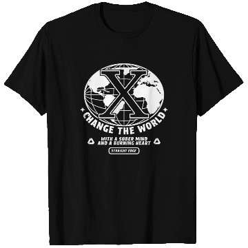 Discover Straight Edge Vegan, Against Drugs, Punk T Shirts