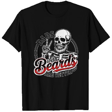 Discover Dad With Beards Are Better Skeleton Family  T Shirts