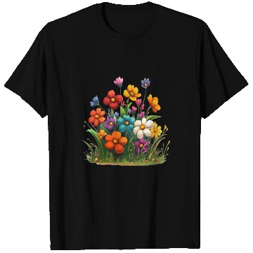 Discover Vibrant Spring Blossom Garden Design T Shirts