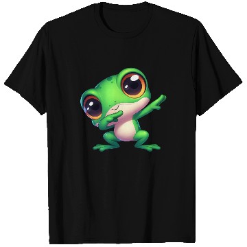 Discover Cute frog dab gamer animal cartoon meme T Shirts