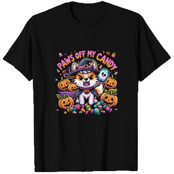 Discover Halloween Welsh Corgi Witch Paws Off My Candy T Shirts