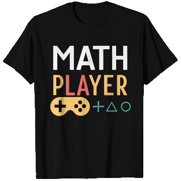 Discover Math Gamer Player – Video Game Style Math Design T Shirts