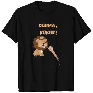 Discover Cute Lion with Crown and Microphone T Shirts