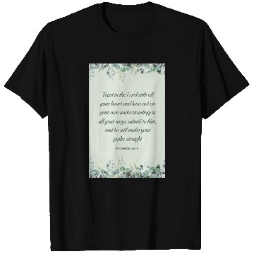 Discover Proverbs 35-6 Bible Verse Christian Wall Art T Shirts
