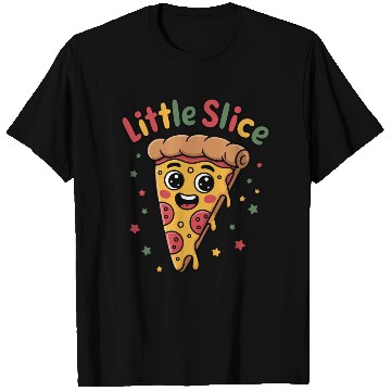 Discover Whimsical Pizza Slice T Shirts