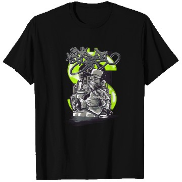 Discover Urban Graffiti Kid Portrait T Shirts