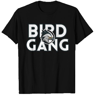 Discover Eagle Head Bird Gang Logo Design T Shirts