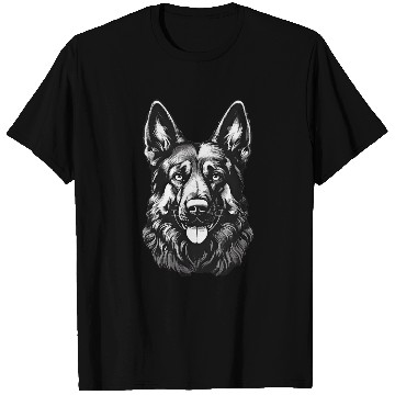 Discover German Shepherd guard dog dad pet beautiful puppy T Shirts