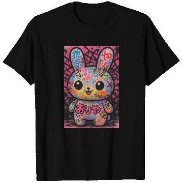 Discover Graffiti Kawaii Bunny Pop T Shirts