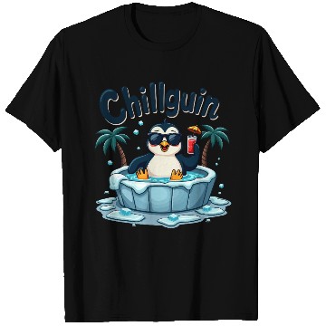 Discover Chillguin - coolness on ice T Shirts