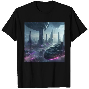 Discover Ethereal Alien Planet Landscape T Shirts