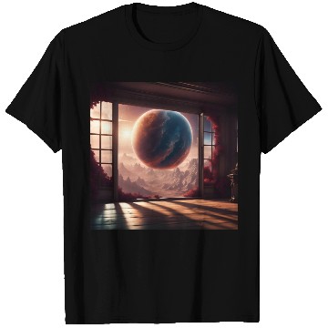 Discover Galactic View from Alien World T Shirts